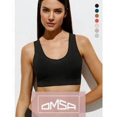 Кроп-топ Omsa, 1 шт., размер 48 (L), nero