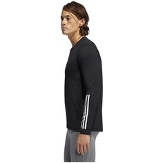 Лонгслив спортивный adidas Techfit 3-Stripes, размер XS, , черный..