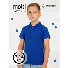 Поло molti Школа 2024, размер 106-116, синий