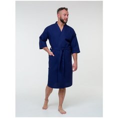 Халат для кормящих мам BIO-TEXTILES, размер 44-46, темно-синий