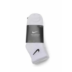 Носки NIKE Everyday, комплект, 3 пары, размер 42-46, белый