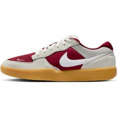Кеды NIKE SB Force 58, полнота F (EU)/ на среднюю стопу, размер 9 US, красный, белый, коричневый