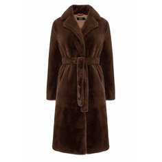 Шуба классика SAS womanswear, размер XS(40-42), Шоколадный