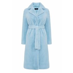 Шуба классика SAS womanswear, размер XS(40-42), голубой
