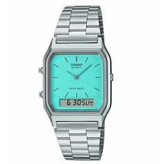Наручные часы CASIO Vintage, бирюзовый