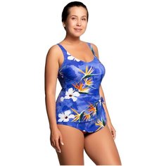 Купальник Lightswim, размер 60-62, белый, мультиколор, оранжевый, желтый, синий, зеленый, голубой, коричневый