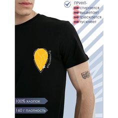 Футболка Just4you, размер L, черный