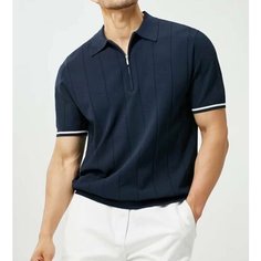 Поло, 1 шт., размер M, синий Fashion