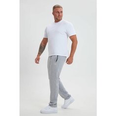 Брюки спортивные KARMALIFE, размер 52, серый меланж