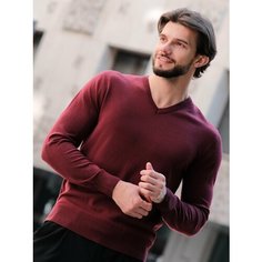 Джемпер Massimo Dia, размер 2XL, , бордовый