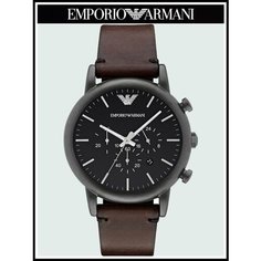 Наручные часы EMPORIO ARMANI Luigi, коричневый/черный