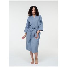 Халат для кормящих мам BIO-TEXTILES, размер 44-46, серый