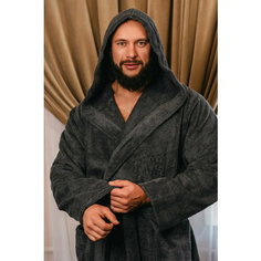 Халат BIO-TEXTILES, размер 48-50, темно-серый