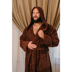 Халат BIO-TEXTILES, размер 56-58, Шоколадный