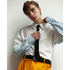 Рубашка Chernim Cherno, размер OneSize, бело-голубой