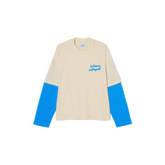 Лонгслив BONSAI Baseball Longsleeve, размер L, , кремовый