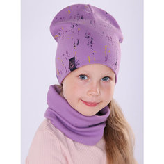 Шапка бини Поляярик, размер 50-52, фиолетовый