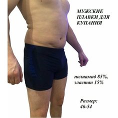 Шорты для плавания , размер 52, синий Нет бренда