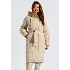 Пальто DIMMA fashion studio Ингрид, размер 50, бежевый