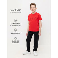 Брюки спортивные crockid, размер 76/146, черный