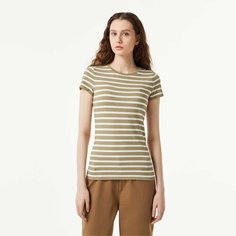 Футболка LACOSTE, размер T34, бежевый