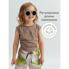 Топ Happy Baby Весна-лето 2024, размер 116-122, коричневый