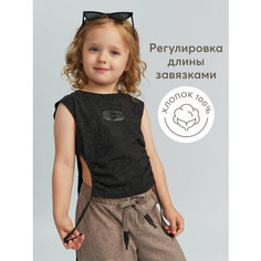 Топ Happy Baby Весна-лето 2024, размер 116-122, черный