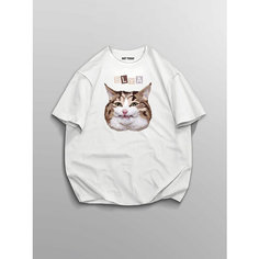 Футболка NOT TODAY, размер L-XL, белый