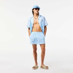 Шорты для плавания LACOSTE, размер TXL, голубой