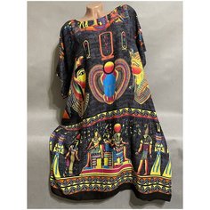 Платье , размер 56-66, темно-серый P.S.O Plus Shop Online