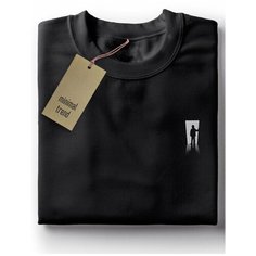 Футболка minimal trend, размер 3XL, чёрный