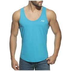 Майка Addicted U-Neck Cotton Tank Top, размер 2XL, бирюзовый