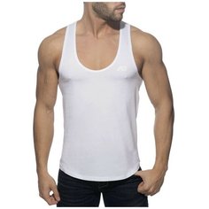 Майка Addicted U-Neck Cotton Tank Top, размер L, белый