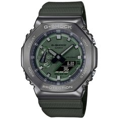 Наручные часы CASIO G-Shock, зеленый/серый