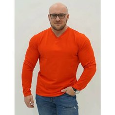 Лонгслив Inferno Style Лонгслив V-вырез INFERNO style Л-003-000, размер М, , красный