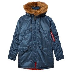 Парка ALPHA INDUSTRIES Slim Fit N-3B, размер XXL, slate blue