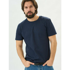 Футболка Uzcotton Basic, 1 шт., размер 48-50\L, темно-синий