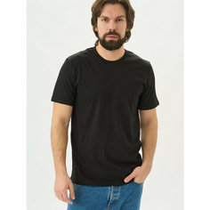 Футболка Uzcotton Basic, 1 шт., размер 48-50\L, чёрный