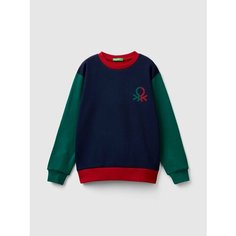 Свитшот UNITED COLORS OF BENETTON, размер 150, синий