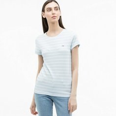 Футболка LACOSTE, размер T34, голубой