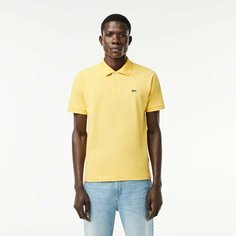 Поло LACOSTE Classic Fit, размер T6, ярко-желтый