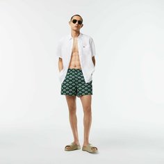 Шорты для плавания LACOSTE, размер TL, зеленый