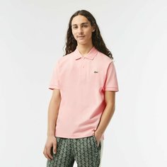 Поло LACOSTE Classic Fit, размер T6, персиково-розовый