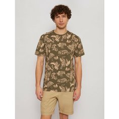Футболка Zolla, размер XXXL, Khaki