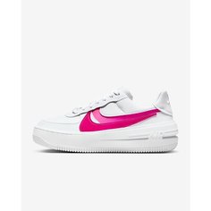 Кроссовки NIKE Air Force 1 PLT.AF.ORM, размер 8.5 US, белый/розовый