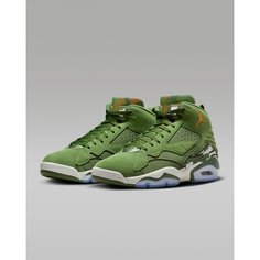 Кроссовки NIKE Air Jordan Jumpman MVP, размер 8.5 US, Sky J Light Olive/Bright Mandarin/Black/Sail