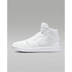 Кеды NIKE Air Jordan 1 Mid, размер 8.5 US, белый