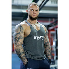 Майка Inferno Style, размер 3XL, антрацит