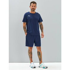 Шорты спортивные PUMA teamRISE, размер S, синий