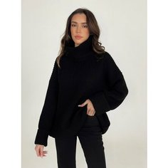 Свитер MATRESHKA_LOVE, размер one size, , чёрный